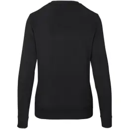 Ladies Quantum Low Pill Cardigan Black Back